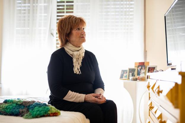 Elderly woman watching tv - Age Discrimination